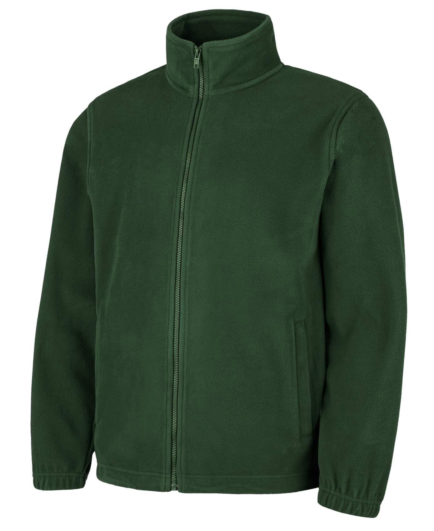 Levně Blatana fleecová mikina lahvově zelená unisex 2XL