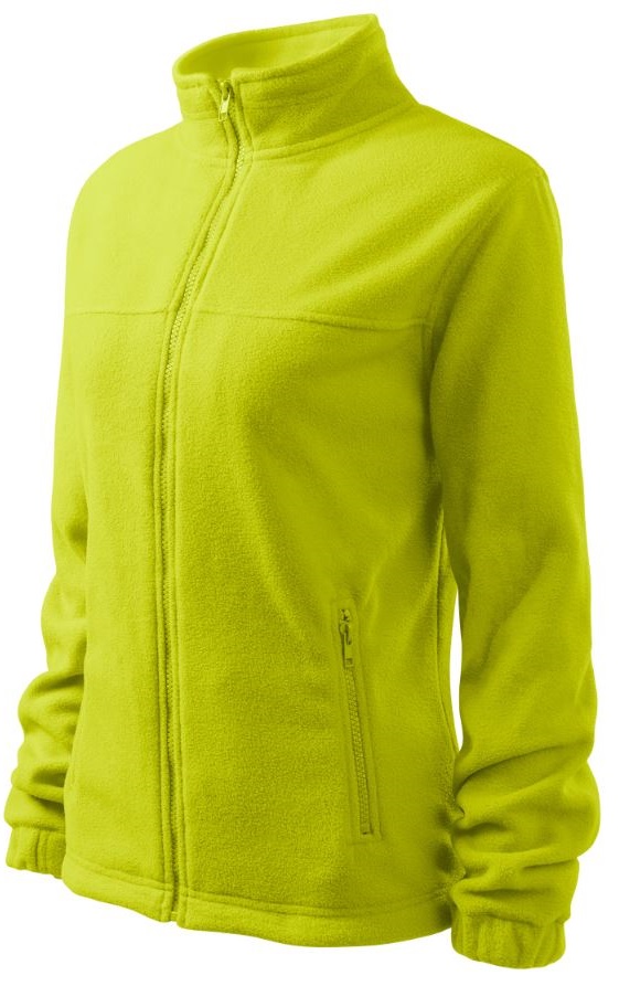 Levně Dámská fleeceová mikina Fleece Jacket 504 limetková 2XL