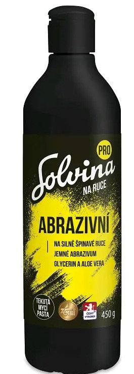 Levně Mycí prostředek SOLVINA profi abrazivní 450 g
