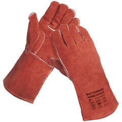 Tetrag svářecí rukavice silná hovězí štípenka