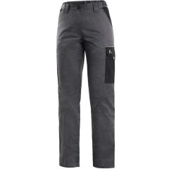 CXS PHOENIX MONETA dámské pracovní kalhoty do pasu šedo černé