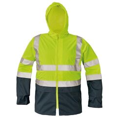 Červa Epping nepromokavá reflexní bunda žlutá