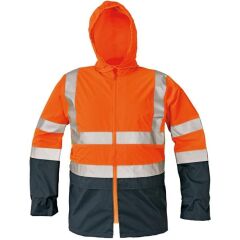 Červa Epping nepromokavá reflexní bunda oranžová