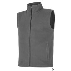 Fleecová vesta tmavě šedá unisex Jada