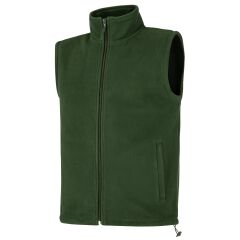 Fleecová vesta lahvově zelená unisex Jada