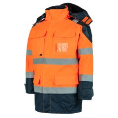 Multipra 5v1 celoroční reflexní bunda oranžová