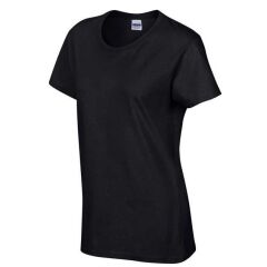 Dámské bavlněné tričko s krátkým rukávem černá