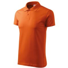 Polokošile pánská Malfini Single J. 202 hladký úplet oranžová