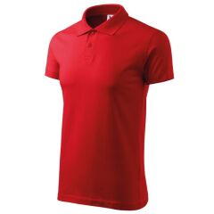 Polokošile pánská Malfini Single J. 202 hladký úplet červená