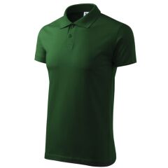Polokošile pánská Malfini Single J. 202 hladký úplet tmavě zelená