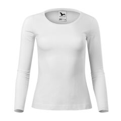 Dámské triko s dlouhým rukávem Malfini FIT-T LS 169 bílá