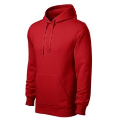 Pánská mikina Cape s kapucí červená