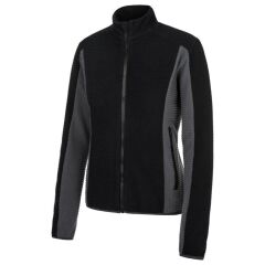 Stretchová fleecová mikina dámská Lefan černá šedá