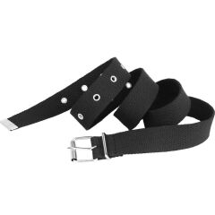 CXS SUTAJ opasek textilní se sponou 125 cm šířka 4cm černý
