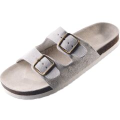 CRV PUDU korkové pantofle bílá