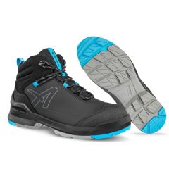 ALBATROS TARAVAL MID S3L ESD FO SR pracovní kotníková obuv černá modrá