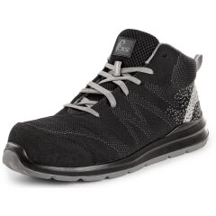 CXS TEXLINE MURTER S1PS FO SR pracovní kotníková obuv černá šedá METAL FREE