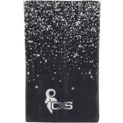 CXS TOBY šátek multifunkční zimní černo bílý 26 x 48 cm