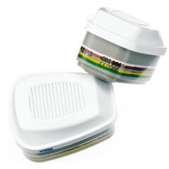 3M 6099 ABEK2P3 filtr radioaktivní částice nebezpečné částice organické anorganické a kyselé plyny čpavek a deriváty