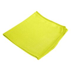 Utěrka z hladkého mikrovlákna GLATRO 30x30cm žlutá vhodná pro leštění