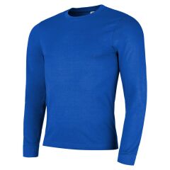 Tričko s dlouhým rukávem modré royal Tarek