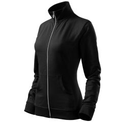 Malfini Viva409 mikina dámská dlouhý zip černá
