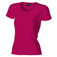 Lambeste 031 dámské bavlněné tričko s krátkým rukávem tmavá fuchsiová