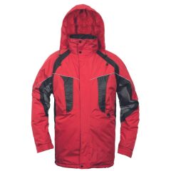 Cerva Nyala pracovní bunda zimní červená černá