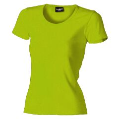 Lambeste 031 dámské bavlněné tričko s krátkým rukávem jablečná zelená