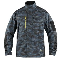 Canis CXS STRETCH montérková blůza maskáčová modrá černá