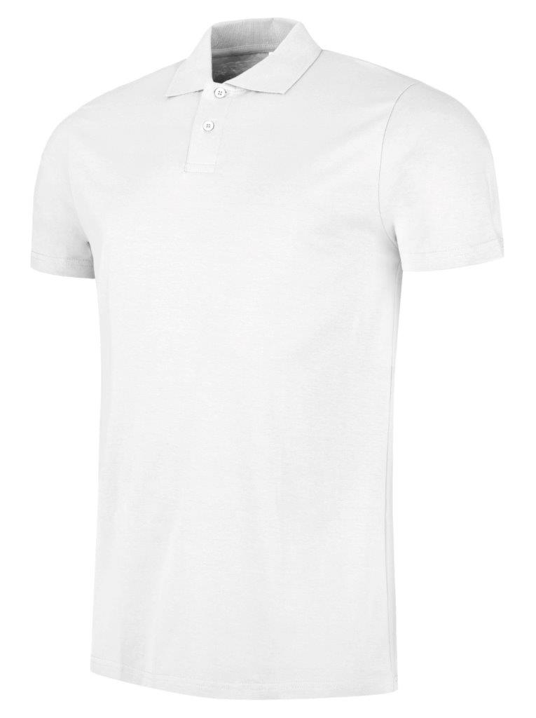Levně Polokošile pánská Single Jersey hladký úplet bílá Weston 2XL