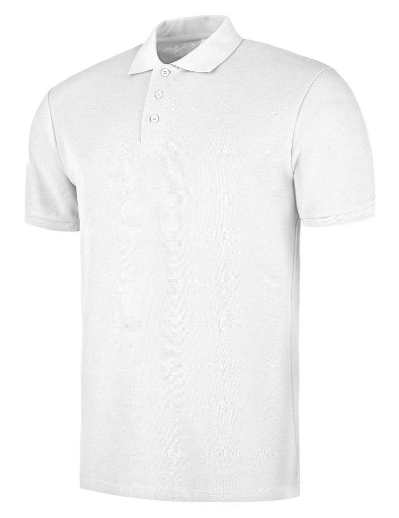 Levně Polokošile pánská úplet piké bílá Davi 2XL