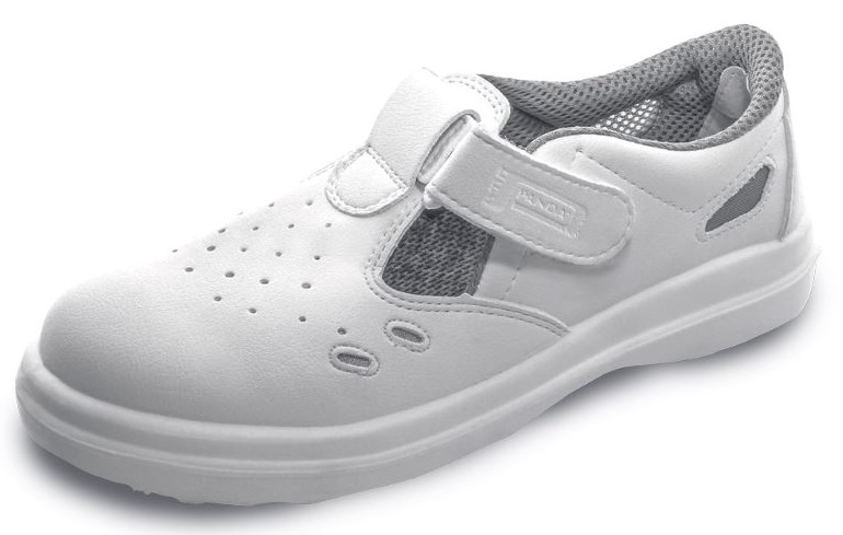 Levně Panda Sanitary Lybra S1 SRC zdravotní sandály bílá 35