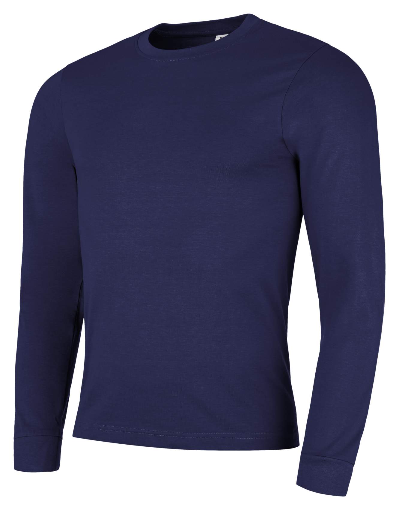 Levně Tričko s dlouhým rukávem modré navy Tarek 3XL