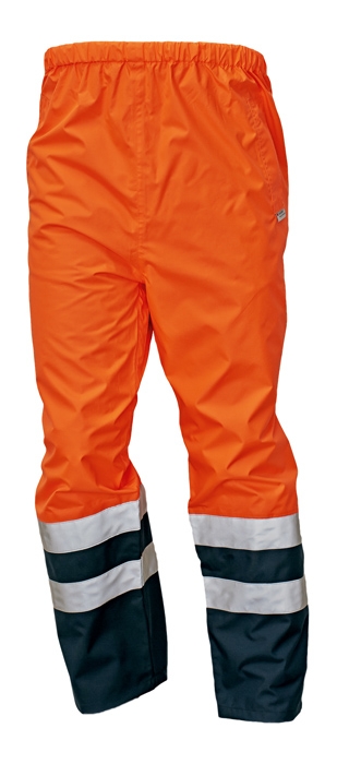 Levně Červa Epping New nepromokavé reflexní kalhoty oranžové 3XL