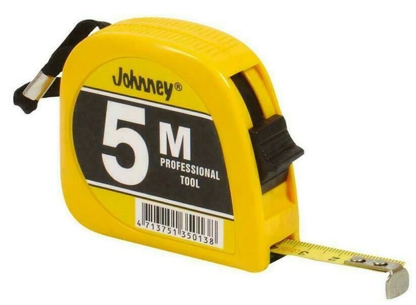 Levně Metr svinovací Johnney KDS 5 m cejchovaný