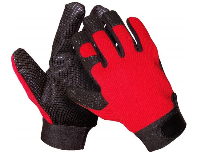 Scrabus protiskluzné montážní rukavice na suchý zip