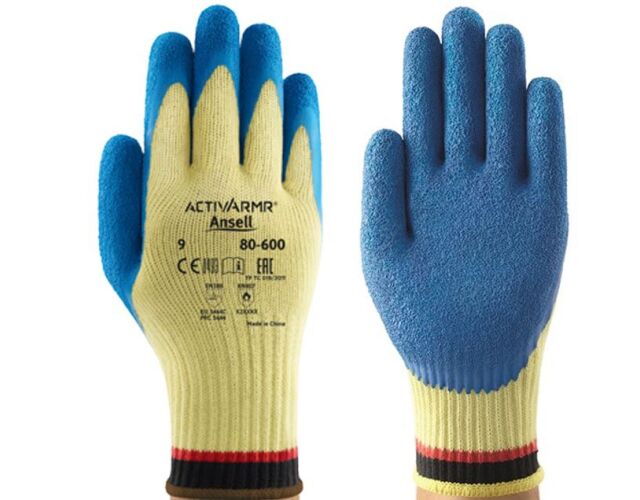Ansell ActivArmr 80-600 tepelně odolné protipořezové pracovní rukavice do 250 °C