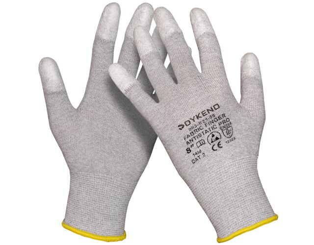 Fabric Finger Antistatic PRO nylonové antistatické rukavice