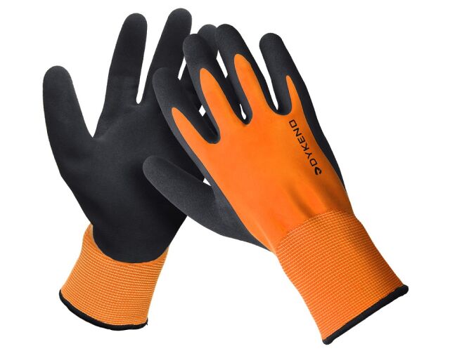 Voděodolné zimní rukavice povrstvené akrylové WINTAR