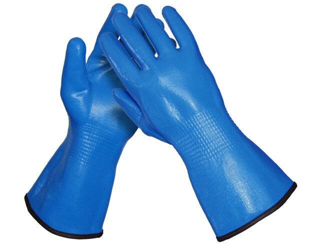 Nitrillo nitrilové protiřezné tepelně odolné do 100°C a voděodolné rukavice