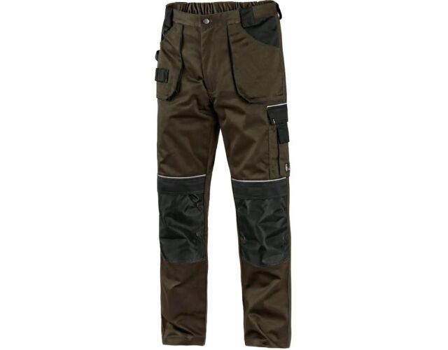 CXS ORION TEODOR pracovní kalhoty do pasu hnědá černá