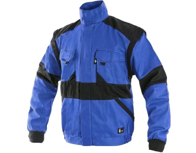 CXS LUXY EDA 2v1 montérková bunda modrá černá odepínací rukávy