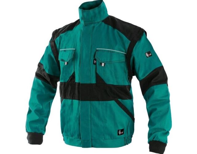 CXS Luxy Eda 2v1 montérková blůza zelená černá odepínací rukávy