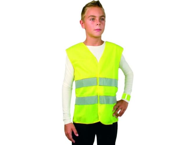 CXS Teddy dětská výstražná vesta žlutá