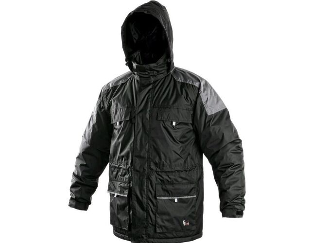 CXS Fremont pánská zimní bunda černo šedá