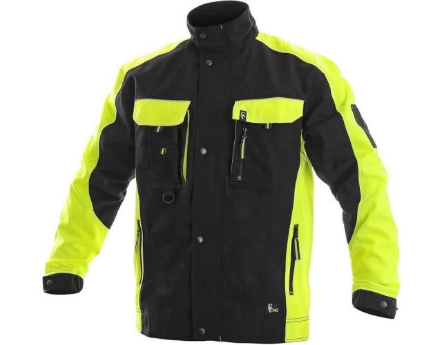 CXS SIRIUS BRIGHTON zimní montérková blůza černá žlutá