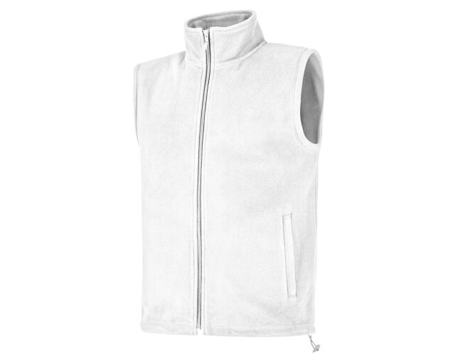 Fleecová vesta bílá unisex Jada