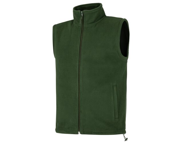 Fleecová vesta lahvově zelená unisex Jada