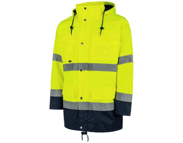 Gowaro 2v1 reflexní zimní bunda žluto modrá